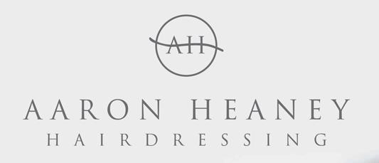 Aaron Heany hairdressing logo