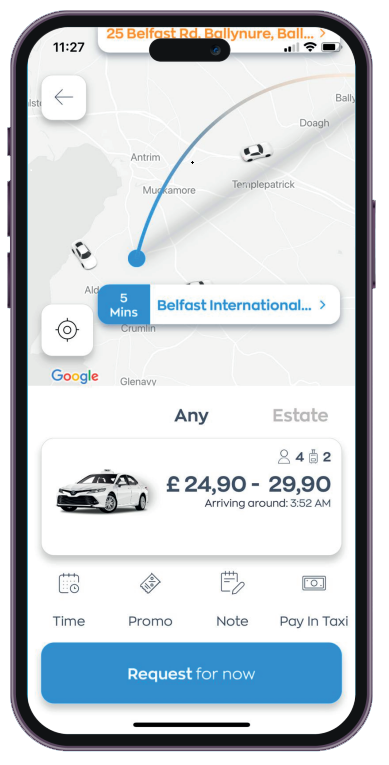 Image of phone app
